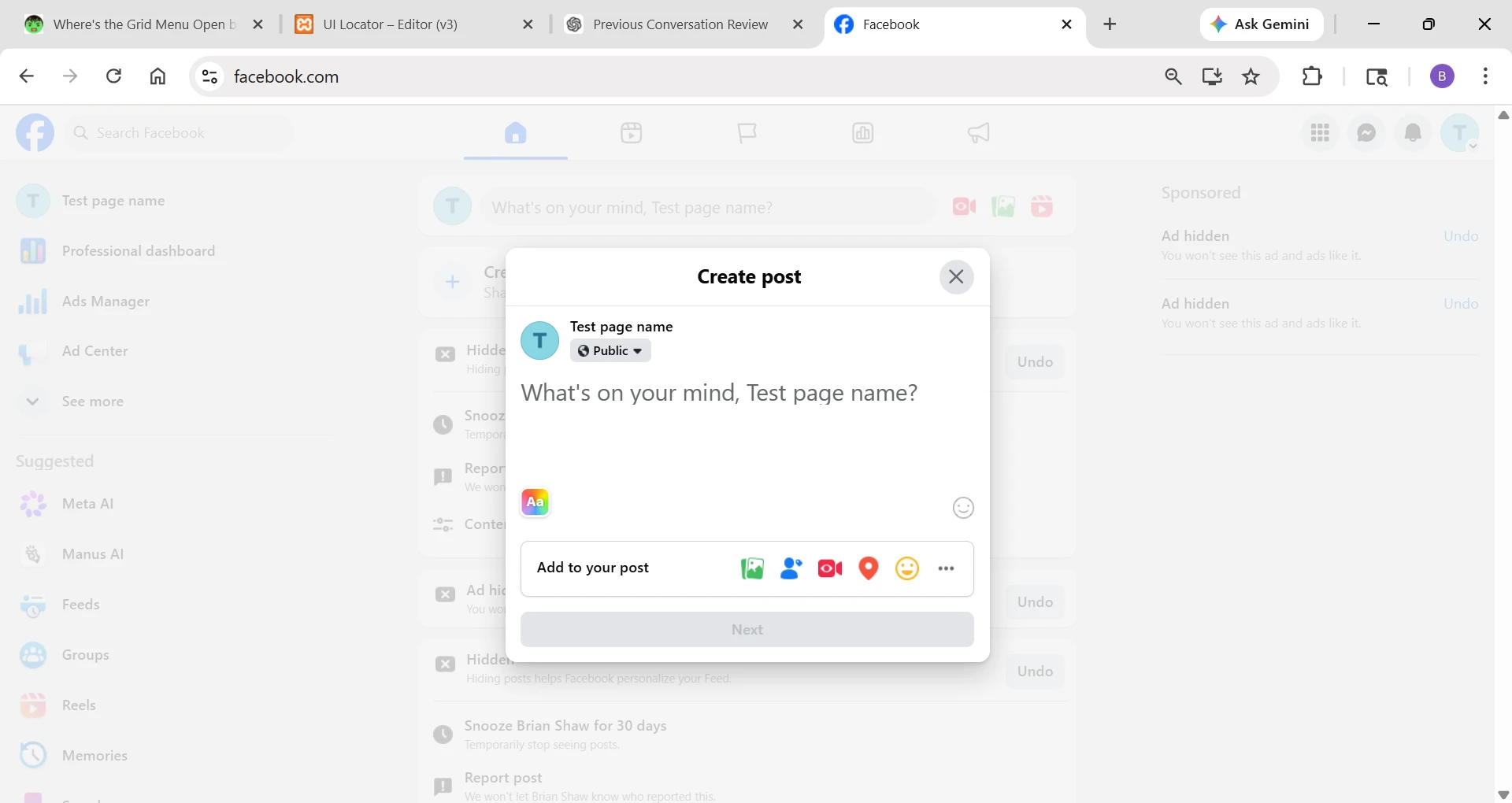 Create Post