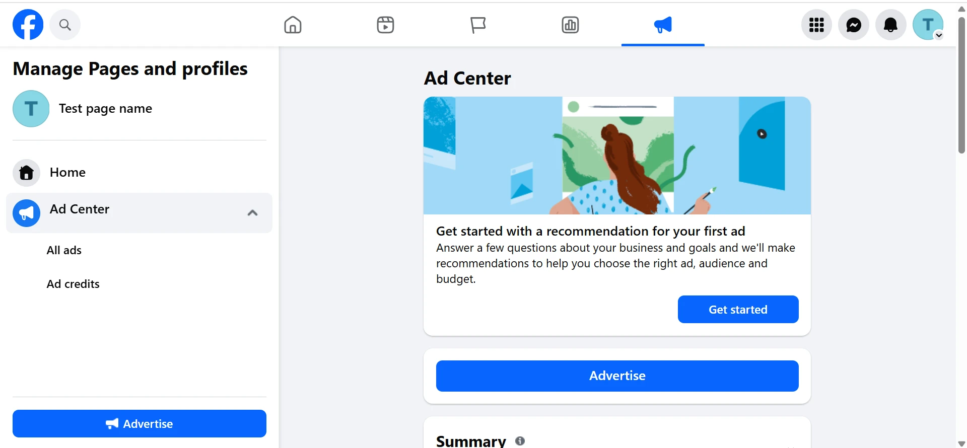 Ad Center