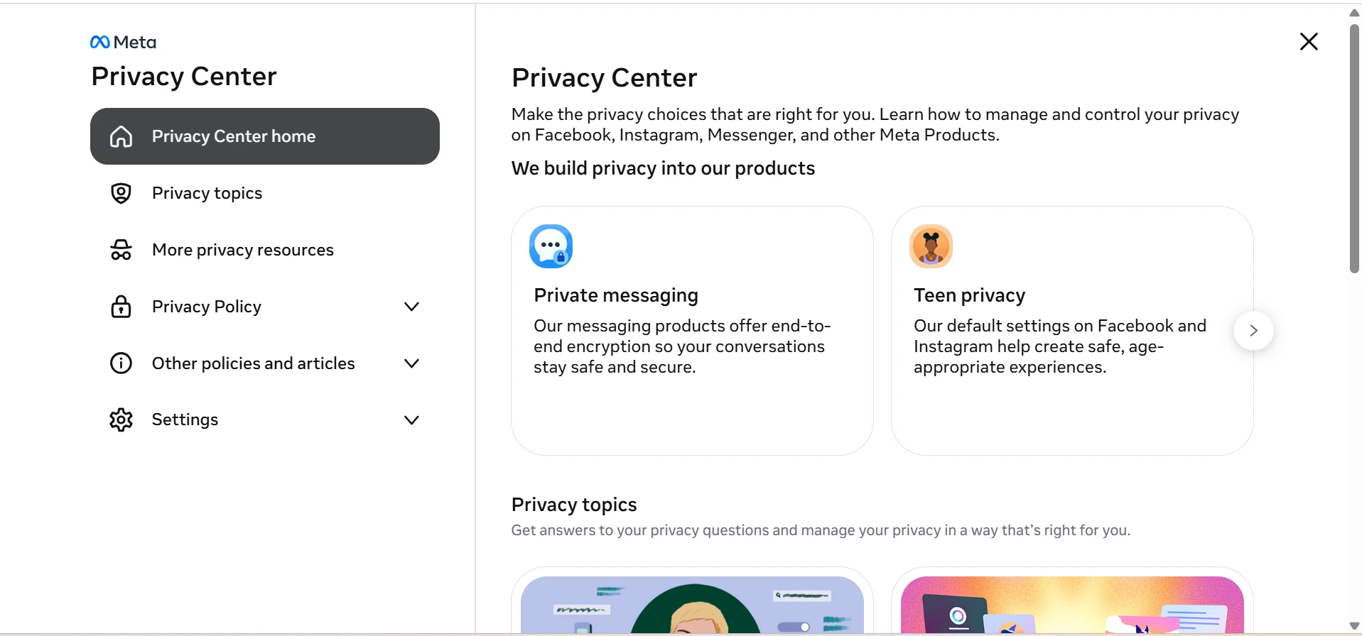 Privacy Center
