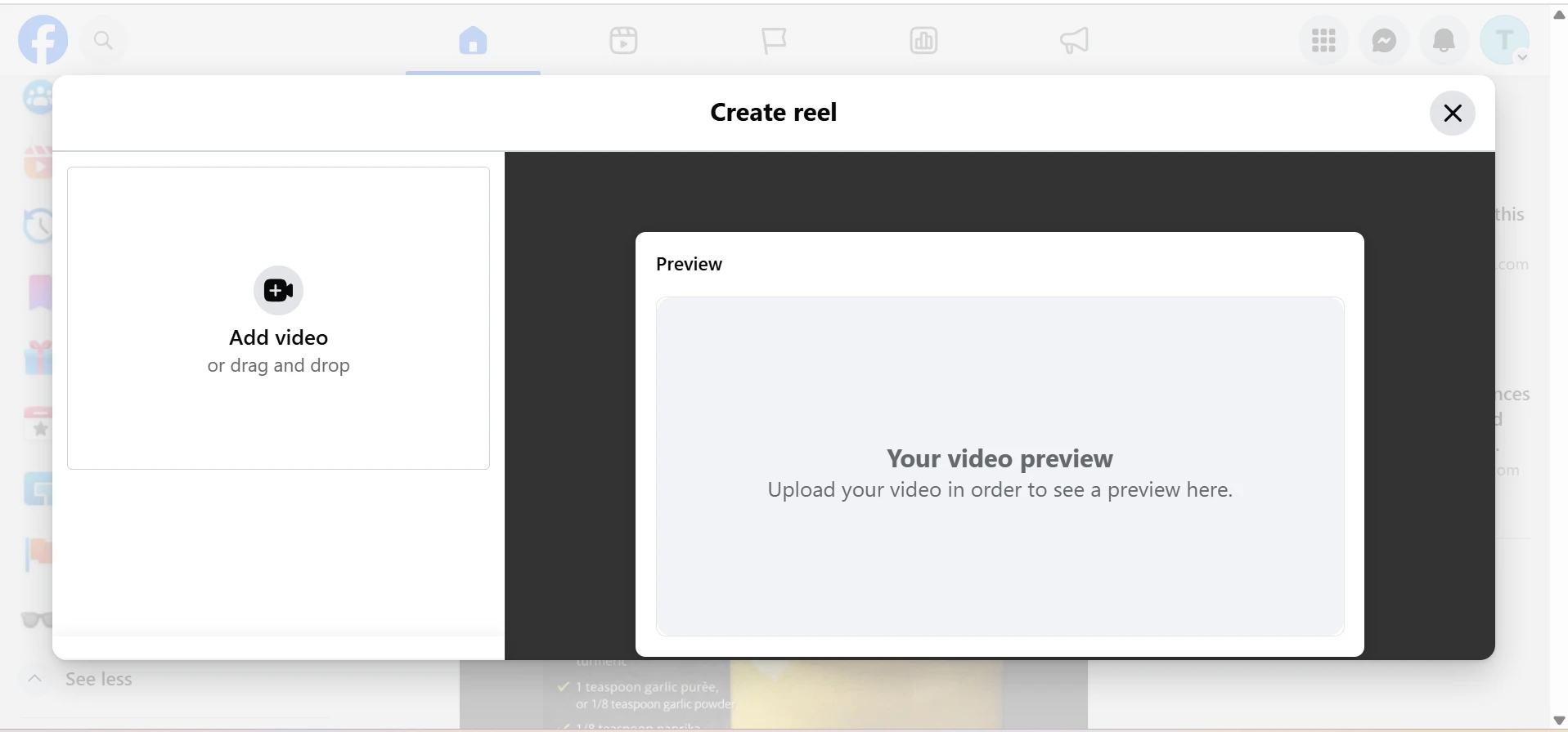 Create Reel