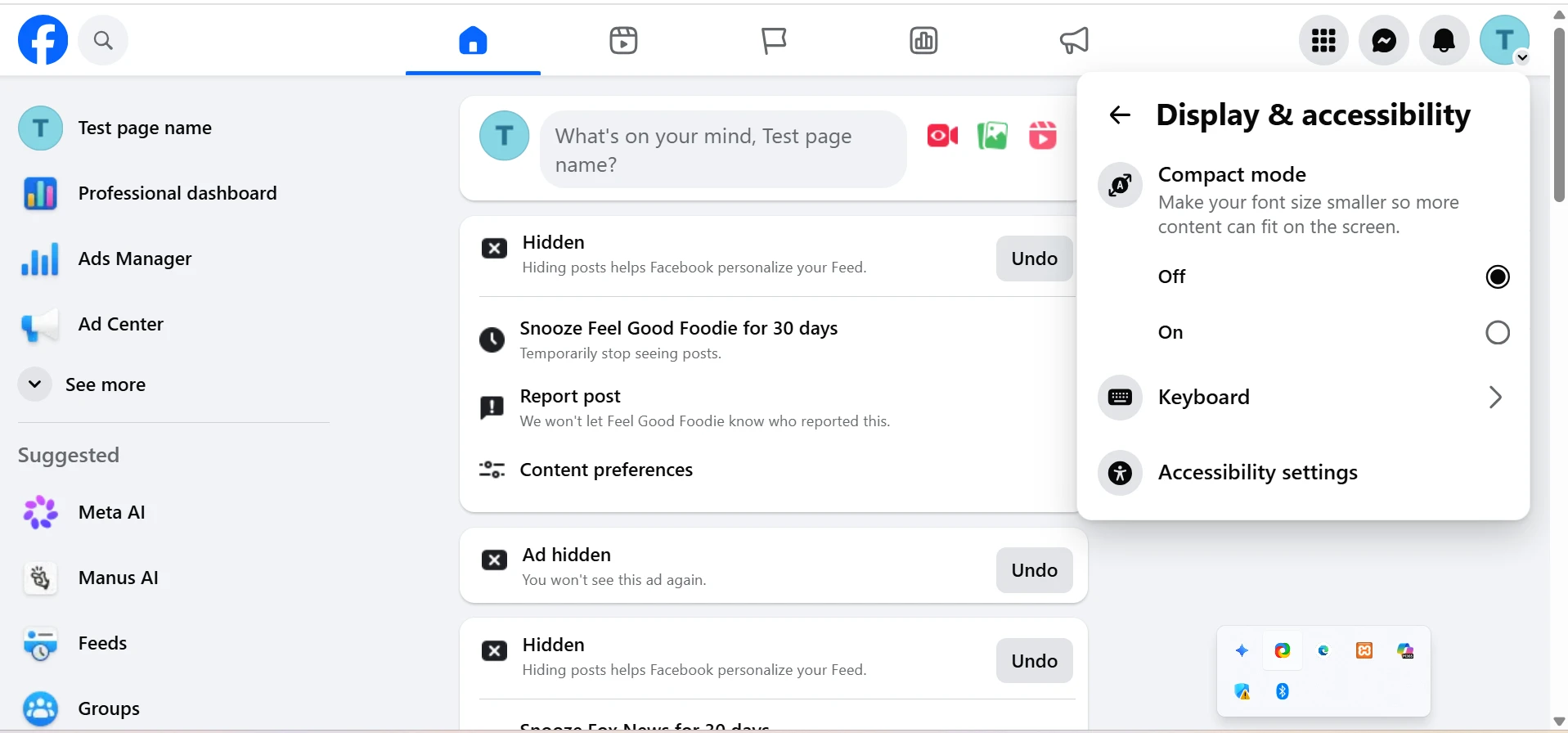 Display & Accessibility