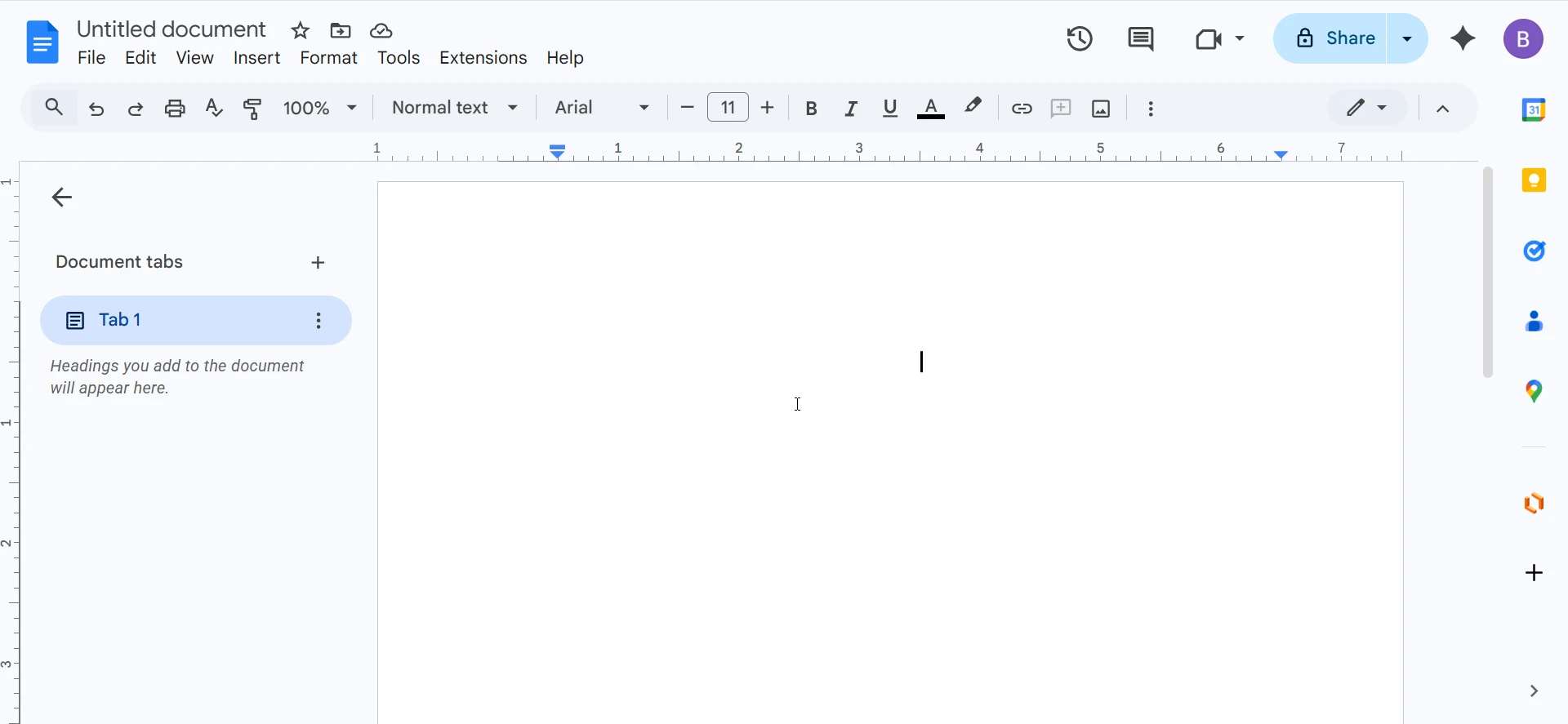 Document title