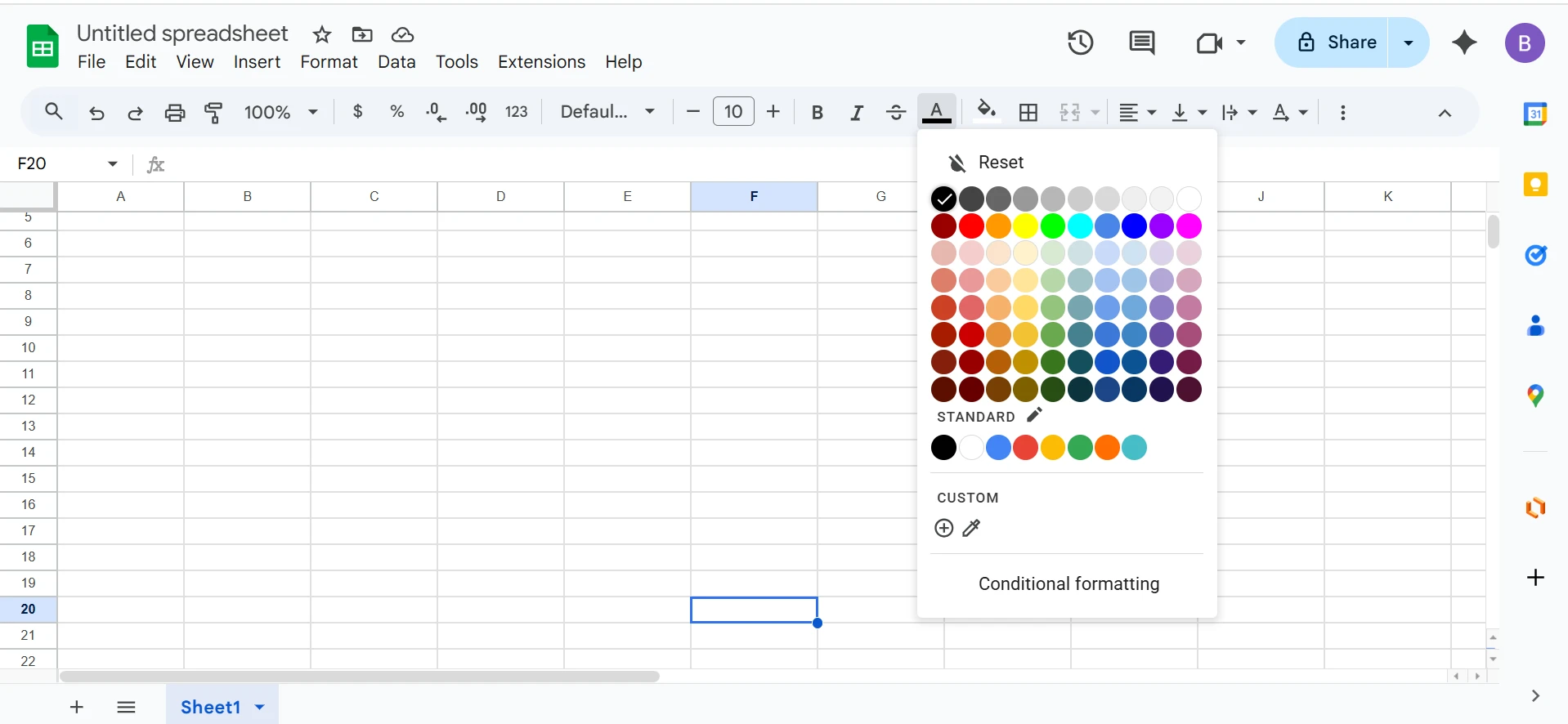 Text color