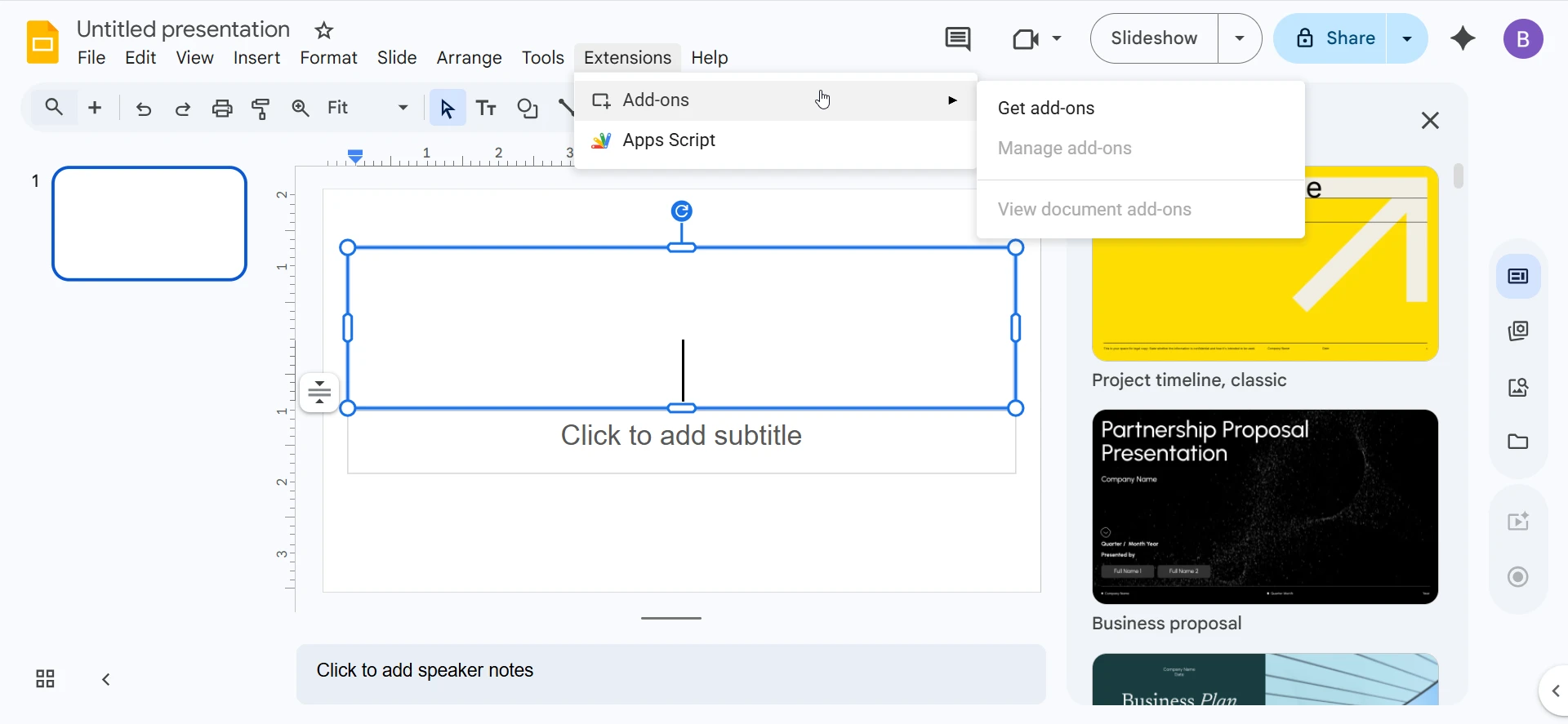 Open Apps Script
