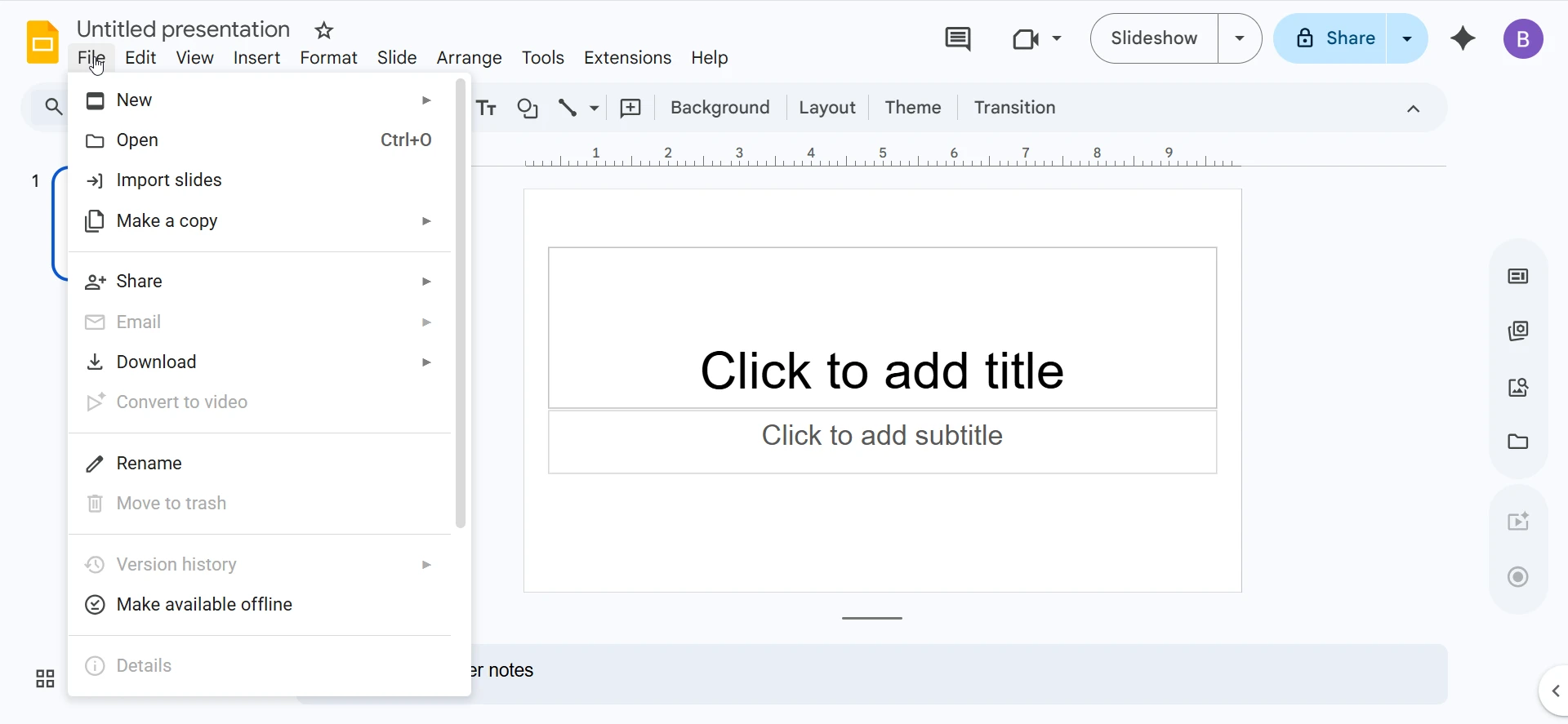Open file