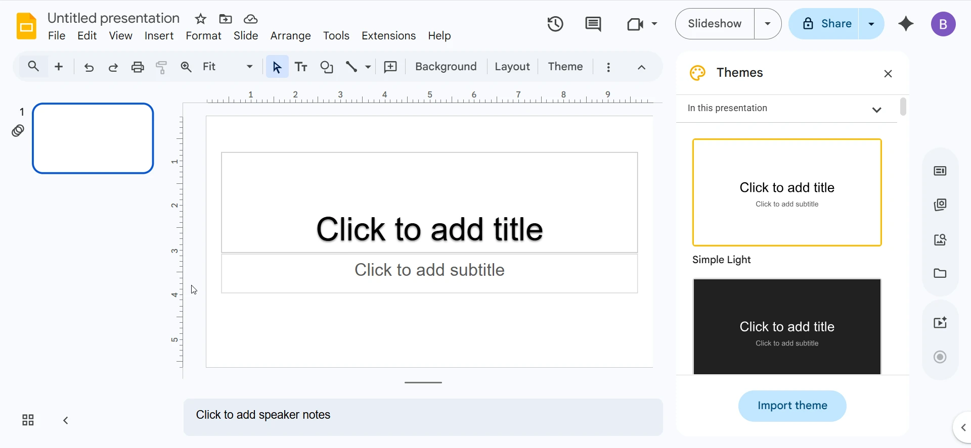 Change Theme