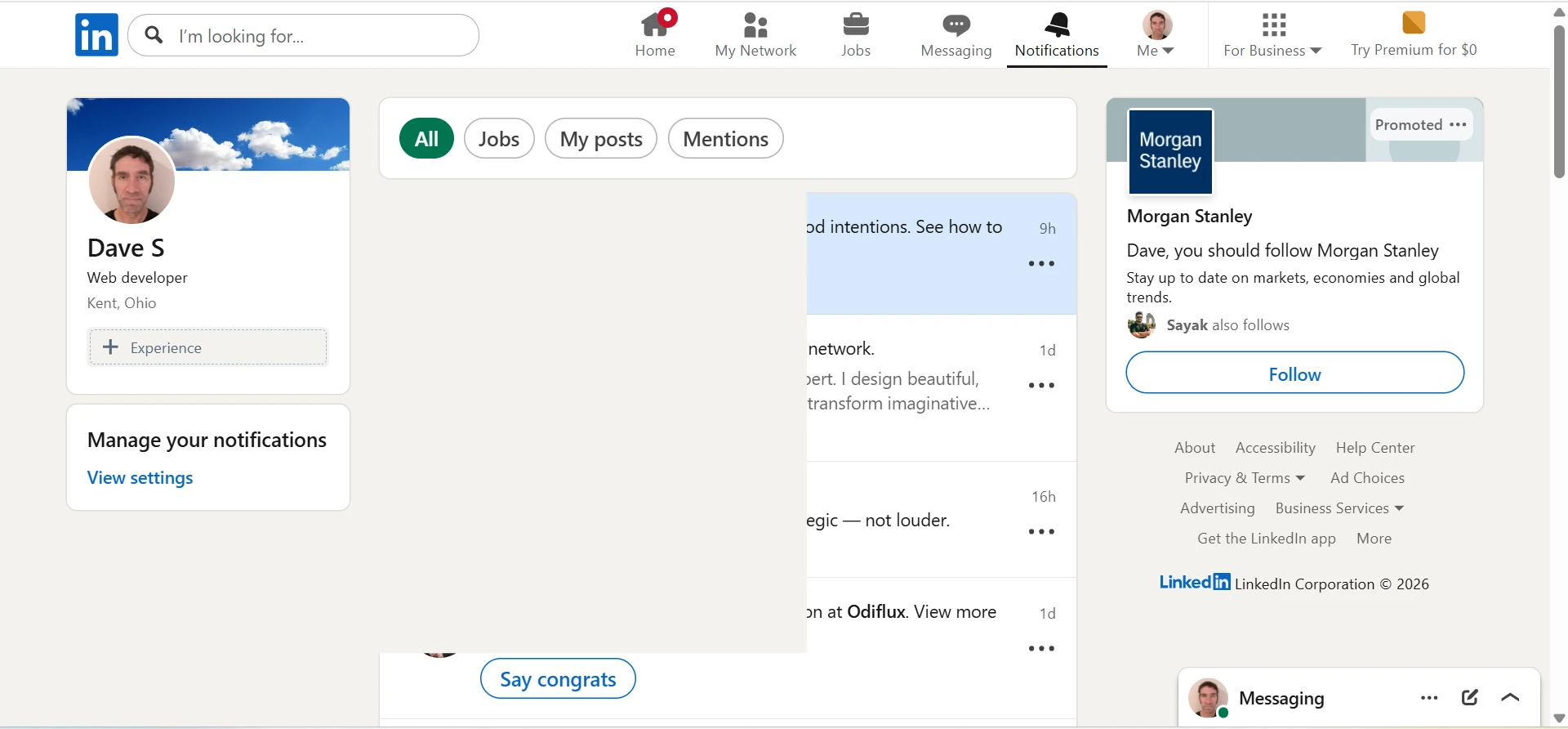 Notifications Screen